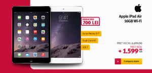 Reducere iPad Air la Altex